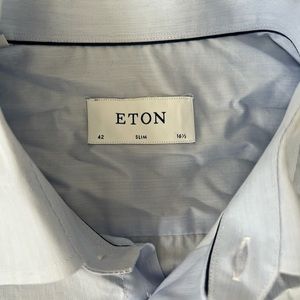 COPY - ETON 42 16.5 Slim Fit Twill Dress Shirt